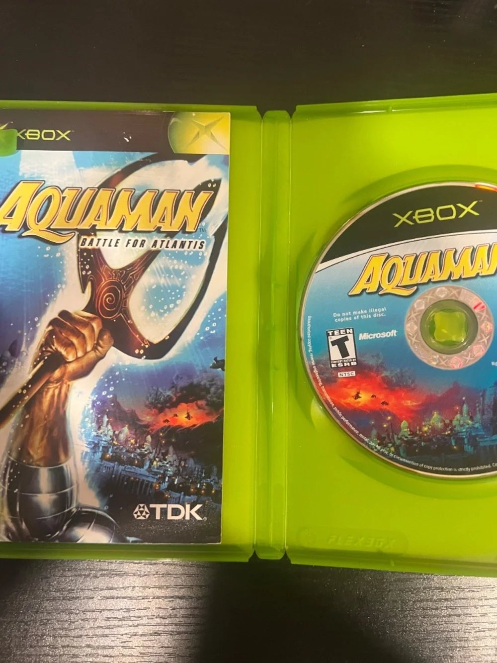 Aquaman: Battle for Atlantis (Microsoft Xbox, 2003) Complete